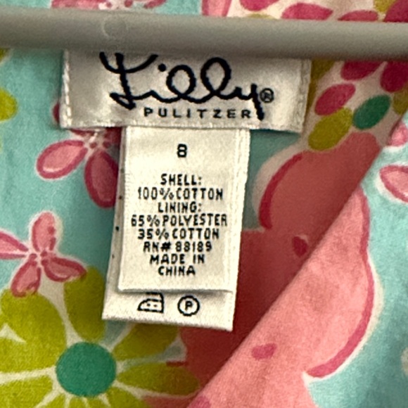 Lilly Pulitzer Elephant Dress- size 8 - Picture 5 of 10